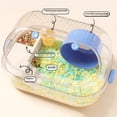 thumbnail image 3 of cage pour Hamster Transparente villa Ours Doré Boîte d'Alimentation Fournitures, 3 of 7