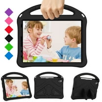 SaniMore Kids Case for iPad 10th Generation 2022, iPad 10.9" 2022 Case with Pencil Holder, Shock Proof Light Weight Convertible Handle Stand Kids Shell Case for Apple iPad 10 2022, Black