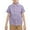 Purple, variant on MUXiin Boys T Shirts Size 8 Button Up Gradient Shirt Short Sleeve Short Sleeve Streetwear Active Kids Summer Casual Beach Hawaiian Shirts