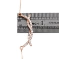 thumbnail image 5 of 10K Rose Gold Round Diamond Braided Infinity Necklace 20" Cable Chain 0.50 CT., 5 of 6