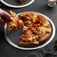 thumbnail image 2 of 13inch Aluminum Seamless Rim Pizza Baking Screen - Perfect Crisp, Enhanced Airflow, 2 of 5