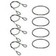 thumbnail image 1 of Candado de cable de seguridad de 1 pie (12 pulgadas), 4 Pcs de cable de acero inoxidable trenzado recubierto de seguridad para equipaje, 1 of 7