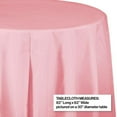 thumbnail image 2 of Touch of Color Plastic Tablecover, Octy Round, 82", Classic Pink, 1 Ct, 2 of 2