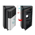 thumbnail image 3 of Soporte de ángulo ajustable de 30 a 55 grados compatible con timbre de vídeo 1.º/2.º/3.º/4.º/(versión 2020), adaptador de ajuste de ángulo de repuesto, kit de cuña de soporte de montaje, 3 of 5