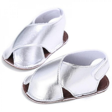 

Newway 0-18M New Style Summer Kids Girls PU Material First Walker Shoe Baby Fashion Solid Color Non-slip Shoes