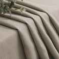 thumbnail image 3 of shiyou-Bessie Stone Curtains 63 Inch Length 2 Panels, Light Filtering Curtains for Bedroom, Faux Linen Textured Rod Pocket Curtain Drapes, Window Treatments for Living Room, Each 40 W x 63 L, 3 of 4