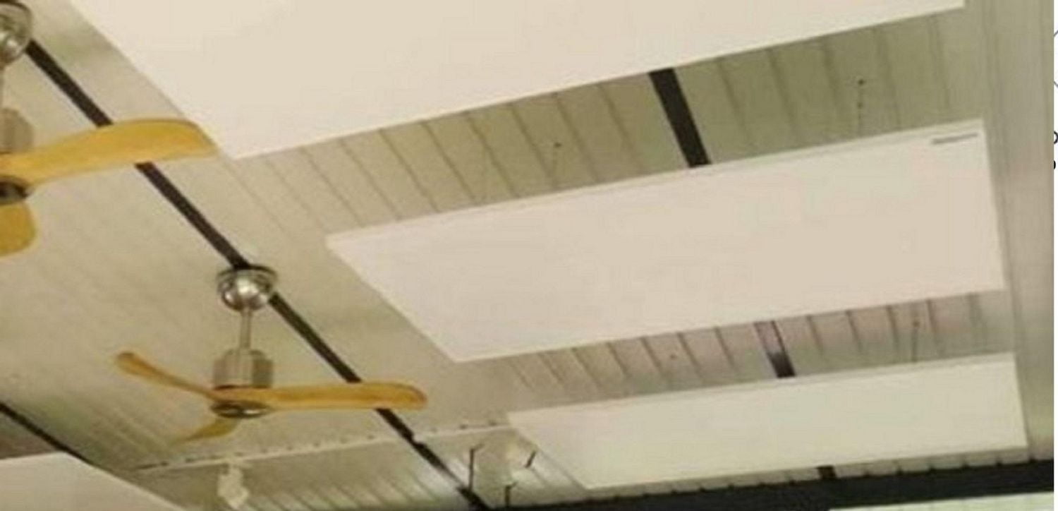 Wexstar Hang Ceiling Installation Kit for Frameless Infrared Panel Heater. It drops the panel up to 40 inches from the ceiling.