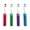 Blue, Red, Green, Purple, variant on 4 Pcs Travel Toothbrush Set Mini Toothbrushes Soft Portable Toothbrushes Travels with Tooth Brush Cover Small Folding Individually Wrapped for Camping Home