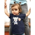 thumbnail image 2 of Cute Teddy Bear With Balloon T-Shirt Infant -Image by Shutterstock,  24 Months, 2 of 4