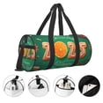 thumbnail image 5 of Haiem Merry Christmas 2025 Pattern Gym Bag for Women Men, Waterproof Travel Duffel Bags, Personal Item Travel Bag Weekender Bag with Shoes Compartment & Wet Pocket, 5 of 8
