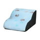 thumbnail image 1 of Escaleras para perros de 2 niveles, portátiles para perros pequeños y gatos, escaleras antideslizantes para gatos, escalera de esponja para perros peq azul, 1 of 8