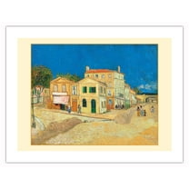 The Yellow House (The Street) - From an Original Color Painting by Vincent Van Gogh c.1888 - Bamboo Fine Art 290gsm Paper (Unframed) 17x22in