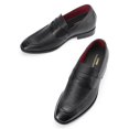 thumbnail image 3 of CMR CHAMARIPA Loafer Shoes That Add Height - Grain Penny Loafer - Black - 7 CM / 2.76 Inches Taller, 3 of 6
