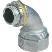 Halex 91697 Conduit Elbow, 90 deg Angle, 3/4 in, Zinc