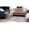 thumbnail image 2 of Unique Loom 3135988 8 x 10 ft. Chateau Jefferson Rectangular Rug, Navy Blue, 2 of 2