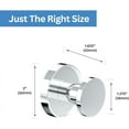 thumbnail image 3 of Gatco 5555 Sky Robe Hook, Chrome, 3 of 5