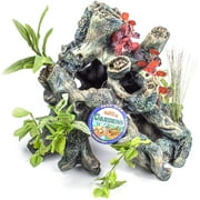 Penn-Plax DGSP1 Plastic Plants for Aquarium,Large