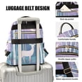 thumbnail image 3 of FORMRS Mini Backpack Purse for Women Quilted Travel Daypack Casual Shoulder Bag, Purple Night Deer, 3 of 7