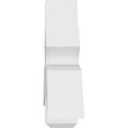 thumbnail image 3 of 72"W x 21"H x 6"D x 6"F, 7/12 Pitch, Davenport Architectural Grade PVC Gable Bracket, 3 of 8