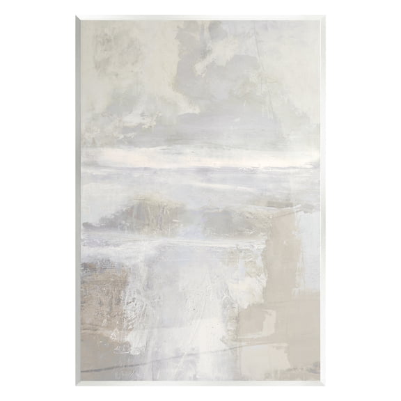 Stupell Industries Foggy Abstract Landscape Abstract Painting Unframed Art Print Wall Art, 13 x 19
