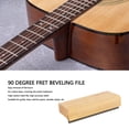 thumbnail image 3 of Fret Beveling File, Fret End Deburring File 16 Pouces Usage Polyvalent pour Guitare Ukulélé Banjo, 3 of 7
