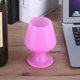 thumbnail image 2 of Copa de vino irrompible de silicona, portátil, de grado alimenticio, con tallo, cerveza, whisky, rosa, 1 ud., 2 of 2