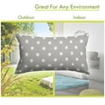 thumbnail image 2 of Majestic Home Goods Pillow 12x20 Ikat Dot Gray, 2 of 4