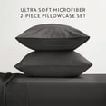 thumbnail image 3 of Noble Linens 2 Piece Pillow Case Set, Gray, King, 3 of 11