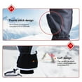 thumbnail image 6 of SIEYIO Ski Mittens Men Women Winter Snow Mitts Touchscreens Waterproof Winter Gloves, 6 of 19