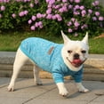 thumbnail image 2 of YUEHAO Pet Supplies Pet Dog Puppy Classic Sweater Sweater Clothes Warm Sweater Winter Blue, 2 of 3