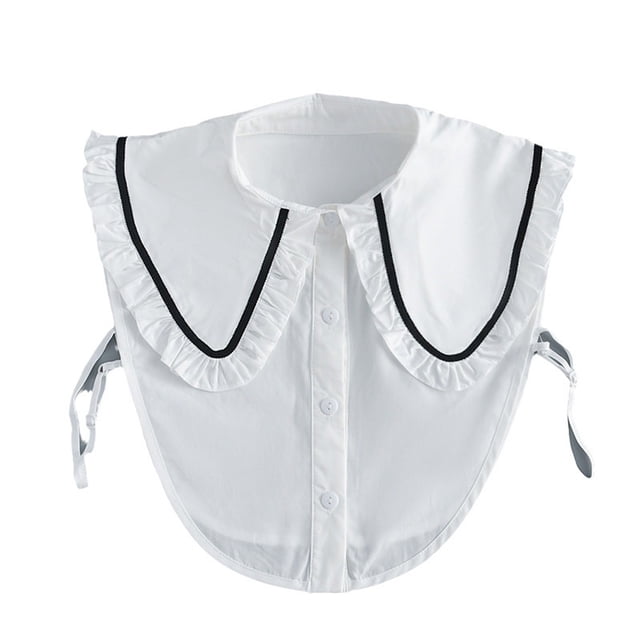 Collier Style Marin Détachable pour Pièce Superposée, Rehausseur Polyvalent d'Encolure, Accessoire de Mode pour Tenue Décontractée Quotidienne et Garde-Robe Saisonnière
