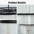 thumbnail image 5 of Natural Round Matte Black Alabaster 3-Tier 34.5 Inch Chandelier, Sturdy Ceiling Lamp, Organic Ceiling Light, Ceiling Mounted Light for Living Room, Dining Room, 5 of 8