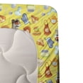 thumbnail image 3 of Ambesonne Colorful Fitted & Top Sheet Set with Sham, Yellow Kitchenware, Multicolor, 3 of 4