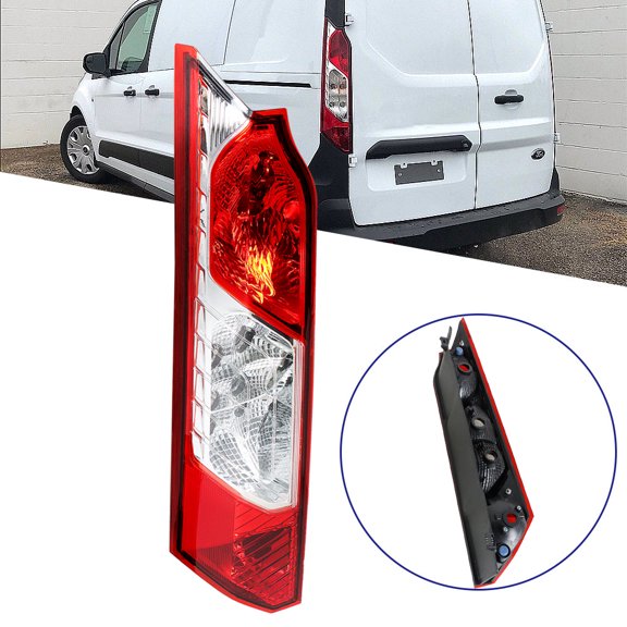 labwork Driver Side Rear Brake Tail Light Assembly Replacement for 2014-2020 Ford Transit Connect Left Tail Lamp DT1Z13405B FO2800237