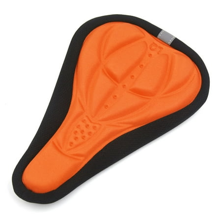 Jumper Saddle Pad - Father s Day Gift l 3D Gel Silicone Cycling Bicycle Bike Saddle Cushion Cover Soft Pad Orange
