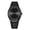 Black sun pattern with black text, variant on Men's fashion watch, waterproof watch, men's watch, Arabic dial alloy quartz watch, men's wristwatch