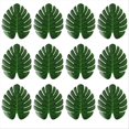 thumbnail image 2 of Artificial Tropical Palm Leaves Jungle Party Decoration Animal Summer Hawaiian Wedding Home Table De, 2 of 5