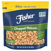 Fisher Chef's Naturals Gluten Free, No Preservatives, Non-GMO Chopped Walnuts, 32 oz Bag