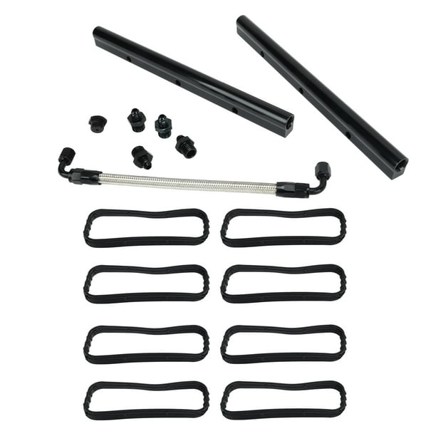Steel Intake Manifold Fuel Rail,EFI Fuel Rails Steel LS Fuel Rails Kit