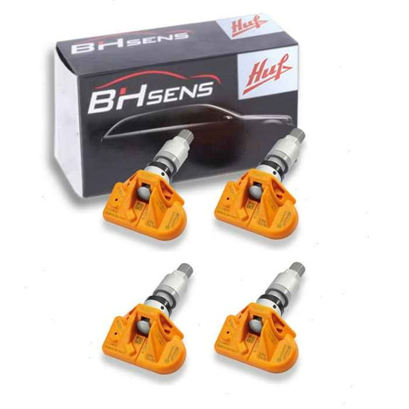 4 pc Huf TPMS Sensors compatible with Lexus ES350 2013-2018 - Orange