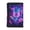 Purple Butterfly Galaxy Pattern, variant on FUIALDOLG Polyester Children's Wallet with Lightweight Slim Trifold Card Wallet for Sports, Watercolor Soccer Ball Art Theme Kids Trifold Wallet