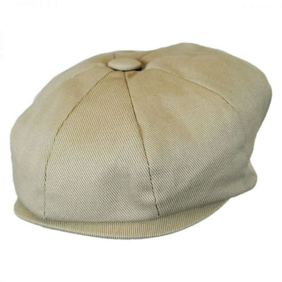 Baby Cotton Newsboy Cap - 42cm (3-6 M) - Beige