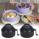 thumbnail image 1 of melotizhi Ramen Bowl Set Microwave Ramen Cooker Instant Noodles Bowl With Chopsticks Rapid Ramen Noodles For College Dorm Room Dishwasher, Black, 1 of 9