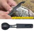 thumbnail image 4 of Vajilla de acero inoxidable Camping al aire libre Picnic Spork Tenedor Cuchara con silbato FLhrweasw Nuevo, 4 of 6