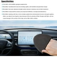thumbnail image 3 of Car Screen Cleaner, 4.72×3.93" Triangle Microfiber Auto Screen Cleaning Pad, Foldable Touch Screen Cleaner Cloth for Vehicle Dashboard LCD Display, Interior Car Accessories, 3 of 12