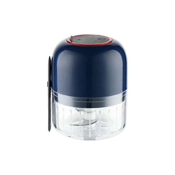Electric Cordless Food Chopper 3-Blade Stainless Steel Mincer Portable USB Rechargeable Food Blender Small Wireless Kitchen Food Processor for Meal Prep Garlic Onion Meat Fruit