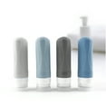 thumbnail image 7 of Travel Bottles for Toiletries with Cute Washbag,Leak Proof Travel Bottles,3oz Tsa Approved Travel Bottles,Travel Size Toiletry for Shampoo and Conditioner Bottles,Silicone-Blue, 7 of 7