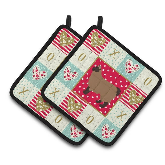 Owyhee Bob #2 Cat Love Pair of Pot Holders