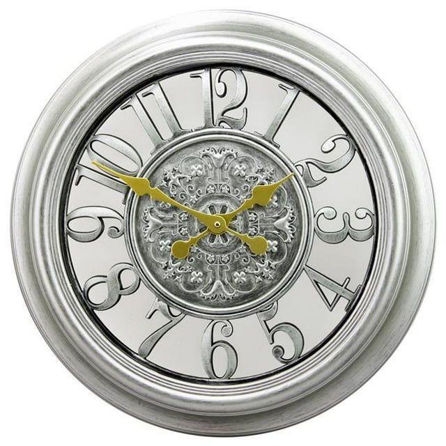 Peterson Artwares CL7033 Horloge Murale à Cadre Rustique Fini