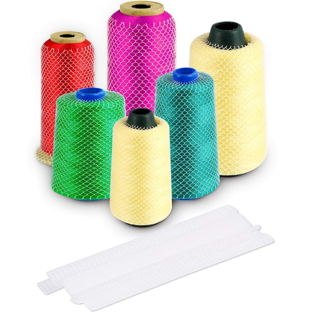 Hilos Red Protector De Carrete Desenrollar Hilos Hilos De Coser Redes De Cono Para Coser Máquina De Bordar Conos Grandes Y Pequeños (100)
